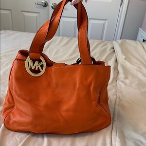 Michael Kors Bold Orange Tote Bag